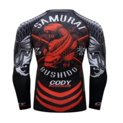 CL Sport Samurai Bushido Rashguard Long Sleeve -Thefightfactory Shop CLSportsSamuraiBushidoRashguard