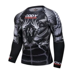 CL Sport Samurai Bushido Rashguard Long Sleeve -Thefightfactory Shop CLSportsSamuraiBushidoRashguard2