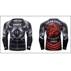 CL Sport Samurai Bushido Rashguard Long Sleeve -Thefightfactory Shop CLSportsSamuraiBushidoRashguard4