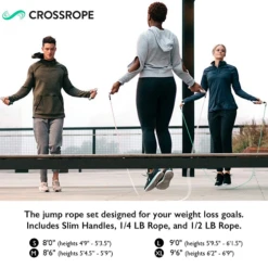 Crossrope Get Lean Weighted Jump Rope 12 Crossrope Get Lean Weighted Jump Rope -Thefightfactory Shop CrossropeGetLeanWeightedJumpRope1
