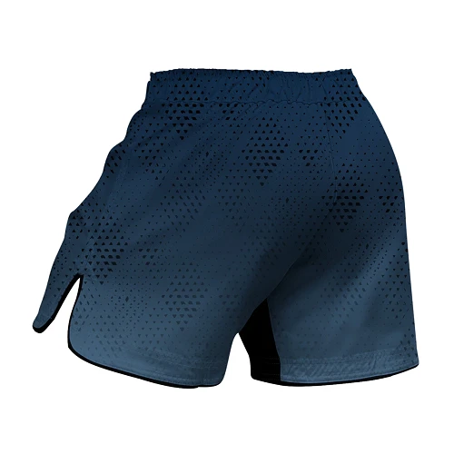 DIYUME MMA BJJ Grappling Shorts Blue 4 DIYUME MMA BJJ Grappling Shorts Blue - Image 2