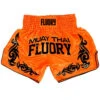 Fluory Neon Retro Muay Thai Shorts Orange 2 Fluory Neon Retro Muay Thai Shorts Orange -Thefightfactory Shop Fluory Neon Retro Muay Thai Shorts Orange