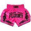 Fluory Neon Retro Muay Thai Shorts Pink 2 Fluory Neon Retro Muay Thai Shorts Pink -Thefightfactory Shop Fluory Neon Retro Muay Thai Shorts Pink