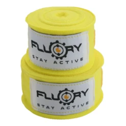 Fluory Boxing Handwraps 3m -Thefightfactory Shop FluoryBoxingHandwrapsBrightYellow