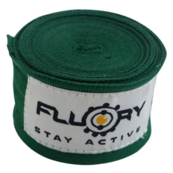 Fluory Boxing Handwraps 3m -Thefightfactory Shop FluoryBoxingHandwrapsGreen