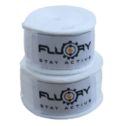 Fluory Boxing Handwraps 3m -Thefightfactory Shop FluoryBoxingHandwrapsWhite