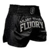 Fluory Eternity Retro Muay Thai Shorts Crocodile Black -Thefightfactory Shop FluoryEternityRetroMuayThaiShortsCrocodileBlack500x500