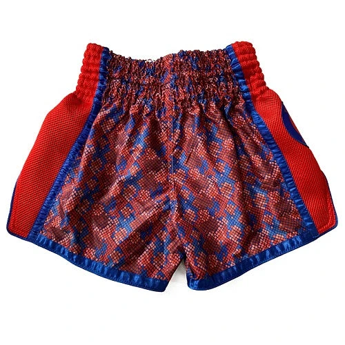 Fluory Eternity Snake Retro Muay Thai Shorts Red 4 Fluory Eternity Snake Retro Muay Thai Shorts Red - Image 2