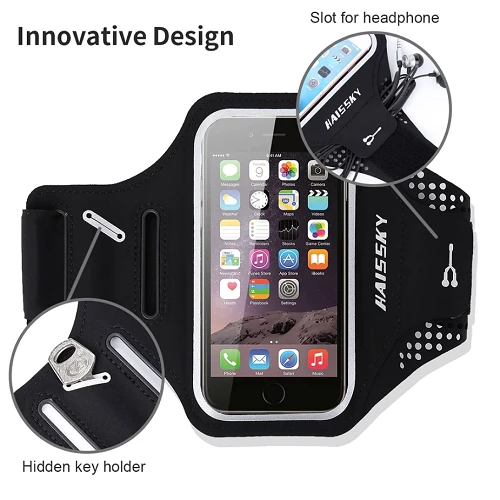 Haissky Running Armbands For Phone & Storage 4 Haissky Running Armbands For Phone & Storage - Image 2