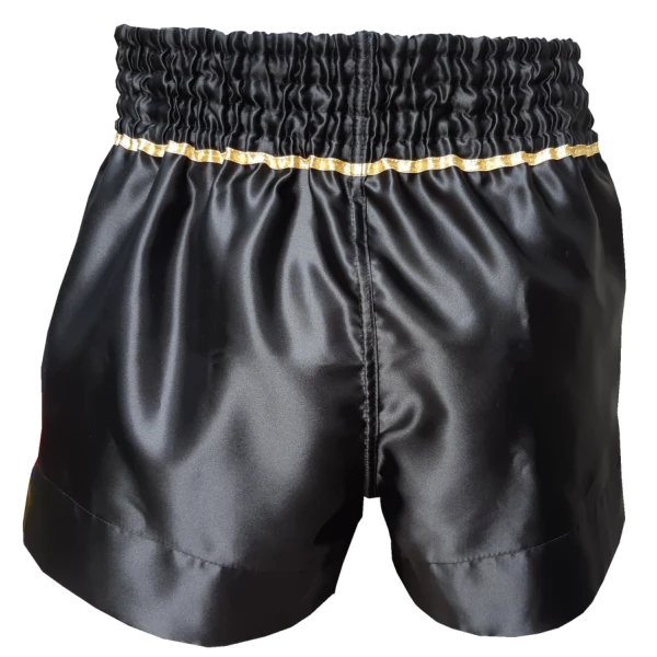 Han Muay Thai Shorts Comfort Fit - Black 4 Han Muay Thai Shorts Comfort Fit - Black - Image 2