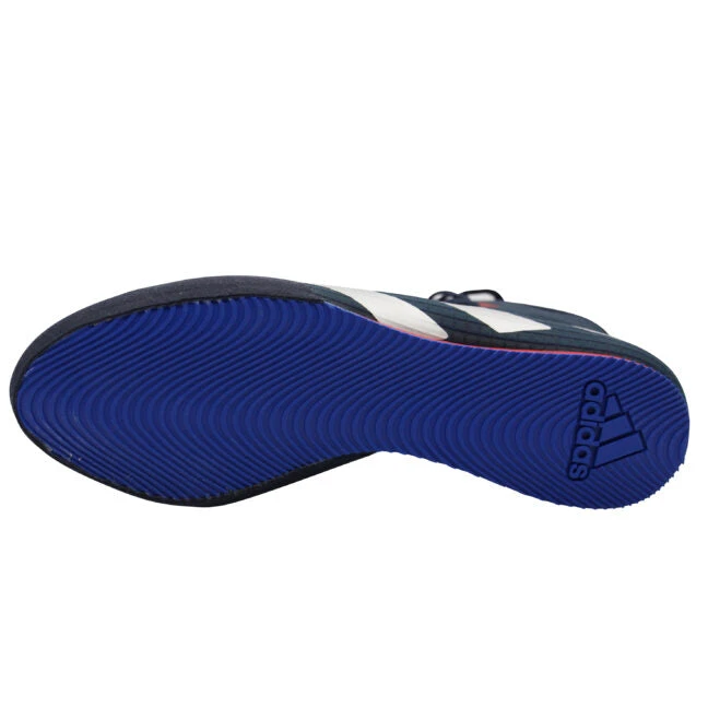 Adidas Box Hog 4 Boxing Shoes Boots - Legend Ink Silver Grey 5 Adidas Box Hog 4 Boxing Shoes Boots - Legend Ink Silver Grey - Image 3