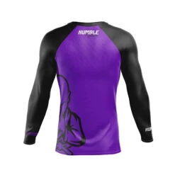 Humble Long Sleeve Ranked Rash Guards 18 Humble Long Sleeve Ranked Rash Guards -Thefightfactory Shop HumblePurplerankmockupBACK1080x1080