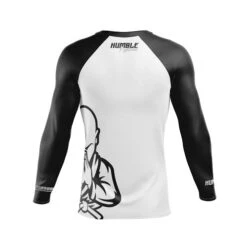 Humble Long Sleeve Ranked Rash Guards 14 Humble Long Sleeve Ranked Rash Guards -Thefightfactory Shop HumbleWhiterankmockupBACK1080x1080