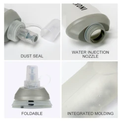 Inoxto Soft Water Bottle 250ml -Thefightfactory Shop Inoxto250mlWaterBottle2