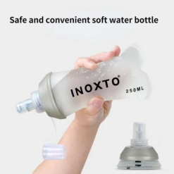 Inoxto Soft Water Bottle 250ml -Thefightfactory Shop Inoxto250mlWaterBottle5