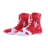 Kangrui Pro High Top Boxing Shoes Red 1 Kangrui Pro High Top Boxing Shoes Red -Thefightfactory Shop KANGRUI Pro High Top Boxing Shoes Red