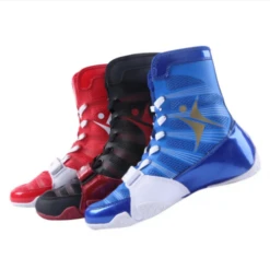 Kangrui Pro High Top Boxing Shoes Black -Thefightfactory Shop KANGRUIProHighTopBoxingShoes 7899bdf9 310f 418b 91e4 da8e53ae7417