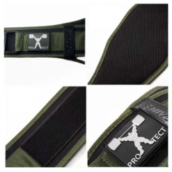Lara Star Weightlifting Belt Army Green -Thefightfactory Shop LaraStarGymWeightliftingBeltKhaki2