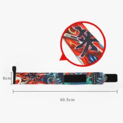 Lara Star Japanese Print Gym Wrist Supports -Thefightfactory Shop LaraStarJapanesePrintGymWristSupports2