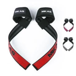 MKAS Fitness Super Grip Gym Weightlifting Straps