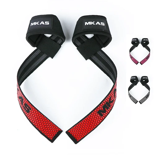 MKAS Fitness Super Grip Gym Weightlifting Straps 3 MKAS Fitness Super Grip Gym Weightlifting Straps
