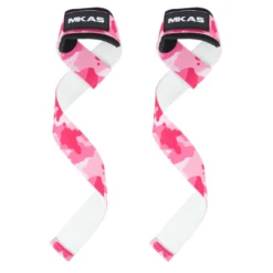 MKAS Camo Gym Lifting Straps 12 MKAS Camo Gym Lifting Straps -Thefightfactory Shop MKASCamoGymLiftingStrapsPink