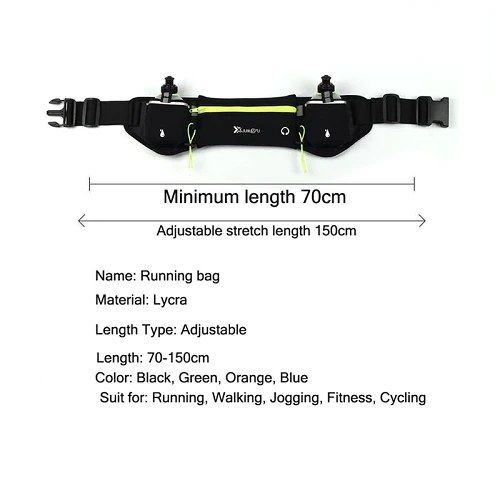 Marathon Running Waist Bag & Waterbottles 4 Marathon Running Waist Bag & Waterbottles - Image 2