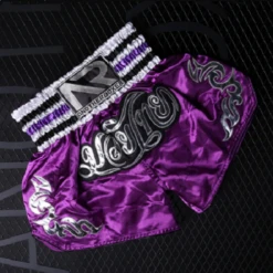 Another Boxer Muay Thai Shorts Purple 8 Another Boxer Muay Thai Shorts Purple -Thefightfactory Shop NR BB Purple