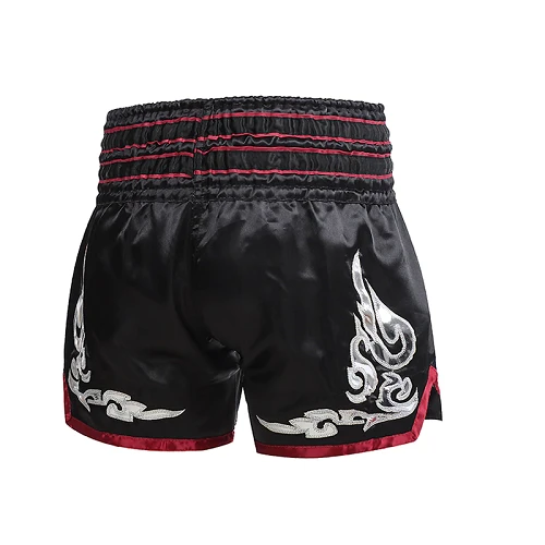 Another Boxer Muay Thai Shorts Black Red 5 Another Boxer Muay Thai Shorts Black Red - Image 3