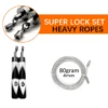 Never Too Late Lock System Handles & Rope Set 2 Never Too Late Lock System Handles & Rope Set -Thefightfactory Shop Never To Late Lock System Handles Rope Set