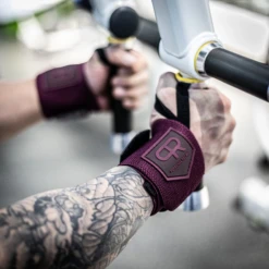 Personal Record HD Premium Wrist Wraps -Thefightfactory Shop PersonalRecordWristWrapsPurple1