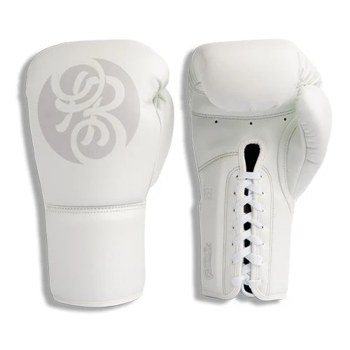 Powrbox Pinnacle Lace Up Boxing Gloves - Pearl 3 Powrbox Pinnacle Lace Up Boxing Gloves - Pearl