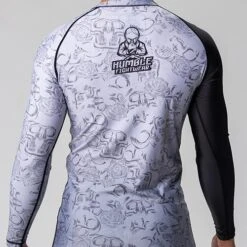 Humble Rose Kill Long Sleeve Rashguard -Thefightfactory Shop RoseKillbackview500x500x72px
