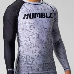 Humble Rose Kill Long Sleeve Rashguard -Thefightfactory Shop RoseKillsideview1500x500x72px
