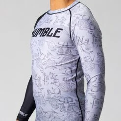 Humble Rose Kill Long Sleeve Rashguard -Thefightfactory Shop RoseKillsideview2500x500x72px