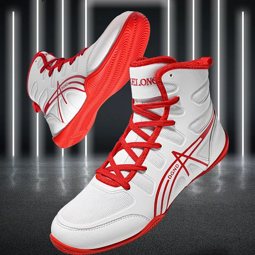 Saikelong DGND Boxing Shoes White 5 Saikelong DGND Boxing Shoes White - Image 3