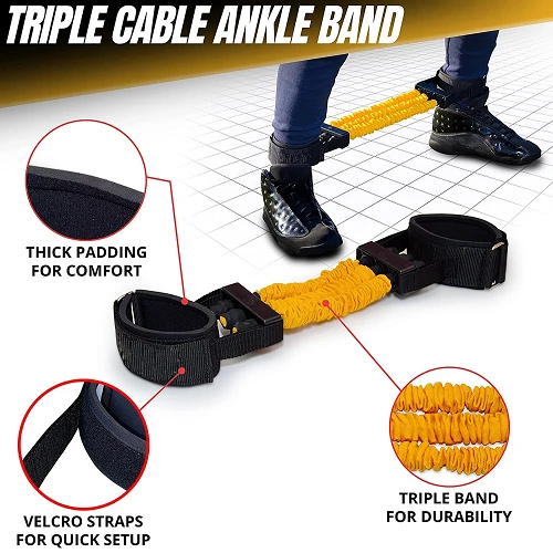 Shadow Boxer Pro Tripple Cable Foot Work Band 4 Shadow Boxer Pro Tripple Cable Foot Work Band - Image 2