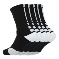 Super Elite Sports Socks 5 Pack -Thefightfactory Shop SuperEliteSocks5PackBlack