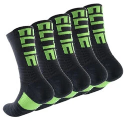 Super Elite Boxing Socks 5 Pack -Thefightfactory Shop SuperEliteSocksGrey