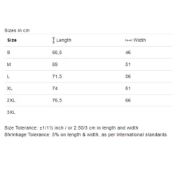 Fight Factory Bushido Range Samurai T Shirt 7 Fight Factory Bushido Range Samurai T Shirt -Thefightfactory Shop TFFEST2009TShirtSizeChart a05c719c ee40 43dd a9f8 c0bcd22b887a