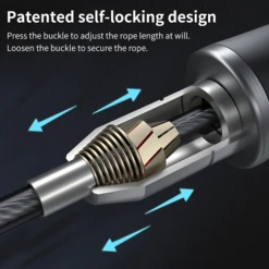 TMT Adjustable Speed Jump Rope 13 TMT Adjustable Speed Jump Rope -Thefightfactory Shop TNTAdjustableSpeedJumpRope2