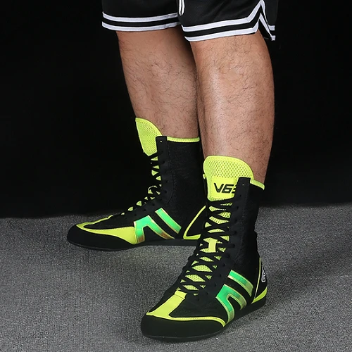 Viniatoo Breathable Boxing Shoes Black 7 Viniatoo Breathable Boxing Shoes Black - Image 5