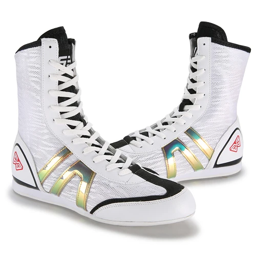 Viniatoo Breathable Boxing Shoes White 6 Viniatoo Breathable Boxing Shoes White - Image 4