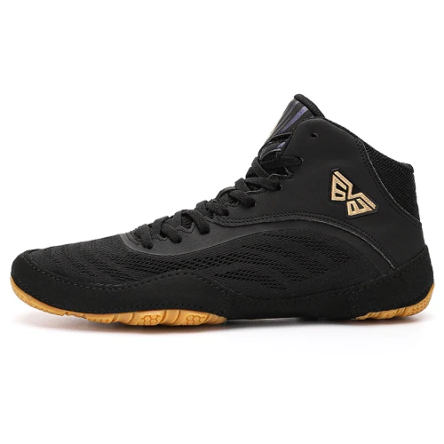 Viniatoo Professional Wrestling Shoes Black 5 Viniatoo Professional Wrestling Shoes Black - Image 3