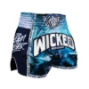 Wicked One Blue Print Muay Thai Shorts 1 Wicked One Blue Print Muay Thai Shorts -Thefightfactory Shop Wicked One Blue Print Muay Thai Shorts