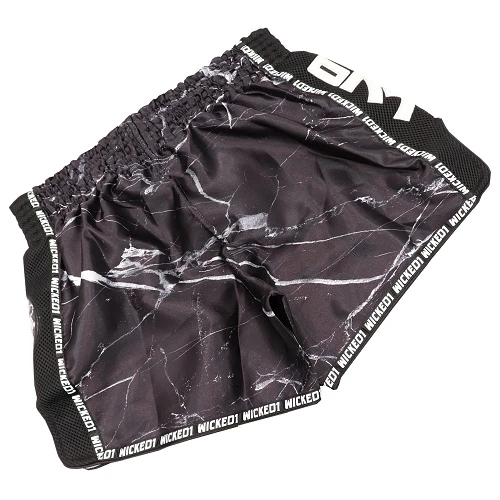 Wicked One Broken Muay Thai Shorts Black 5 Wicked One Broken Muay Thai Shorts Black - Image 3