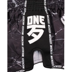 Wicked One Broken Muay Thai Shorts Black 11 Wicked One Broken Muay Thai Shorts Black -Thefightfactory Shop WickedBrokenBlack3
