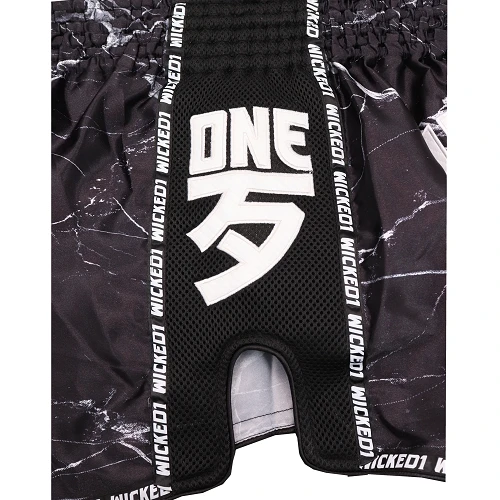 Wicked One Broken Muay Thai Shorts Black 6 Wicked One Broken Muay Thai Shorts Black - Image 4