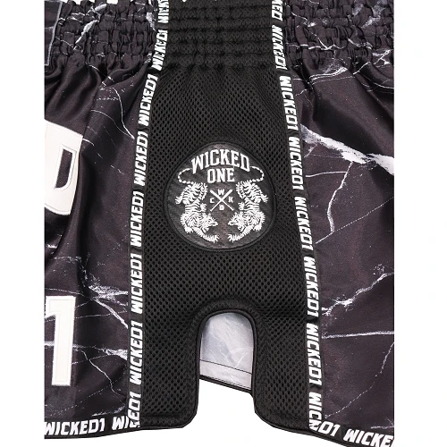 Wicked One Broken Muay Thai Shorts Black 7 Wicked One Broken Muay Thai Shorts Black - Image 5