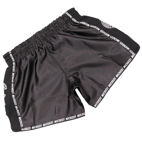 Wicked One Infamous Muay Thai Shorts Black 5 Wicked One Infamous Muay Thai Shorts Black - Image 3